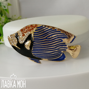 БРК-166 Брошь "Рифовая Рыба"