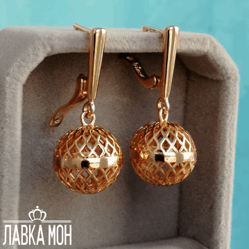 С-0992 Серьги-шары 