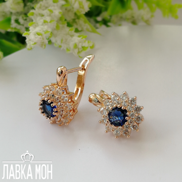 С-0024 Серьги-розетки