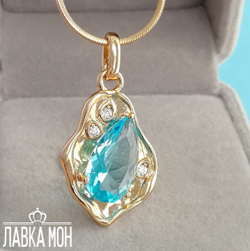 К-0452 Подвеска "Голубая Груша"