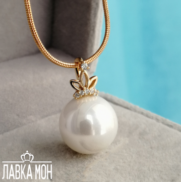 К-0472 Кулон жемчужный