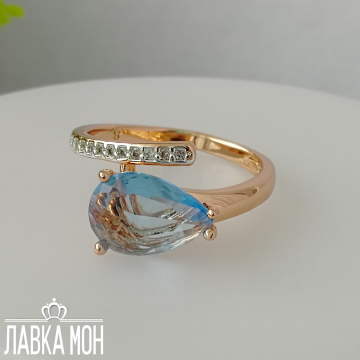 П-594 Кольцо "Капля Дождя" (20)