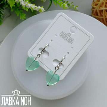 АС-108 Серьги «Мятная карамель»