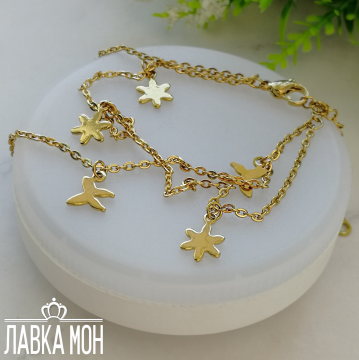 АЖБ-055 Браслет на НОГУ/руку (20-25см)