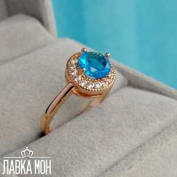 П-208 Кольцо "Хит" голубое (20)