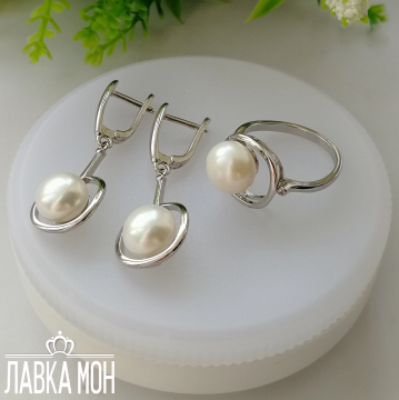 НМ-0105 Комплект жемчужный (17.5)