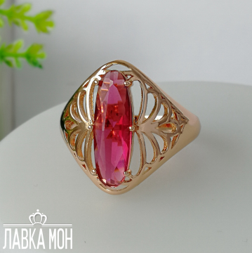 П-487 Перстень в стиле золота СССР (20)