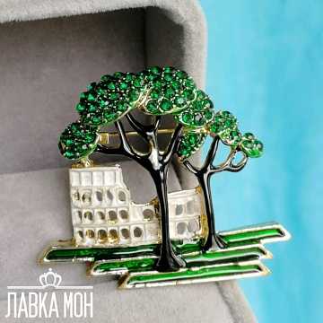 БРК-009 Брошь «Дерево»